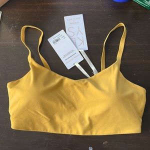 NWT Athleta/Alicia Keys Elation bra, yellow, L